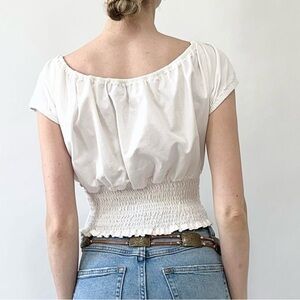 Abercrombie Kids Smocked White Top
